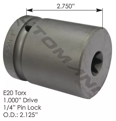 Socket E20 Torx Part# S24536 - M5291-T • $306.33