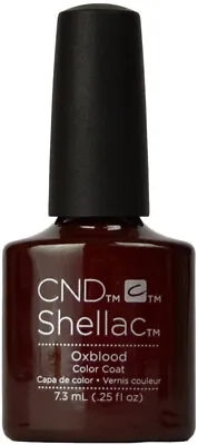 £14.75 • Buy CND Shellac UV/LED Gel Nail Polish 7.3ml - Oxblood