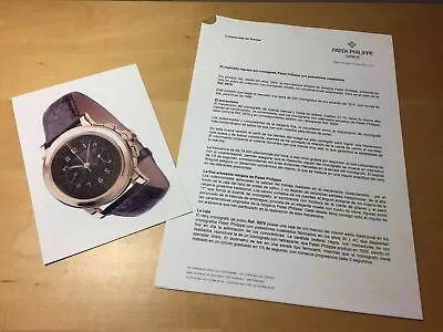 Press Release Patek Philippe - Ref. 5070 - Spanish - Note Of Press • $68.90