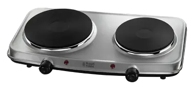 Russell Hobbs Double Mini Hob Free Standing With Large And Small Hotplates 15199 • £47.99