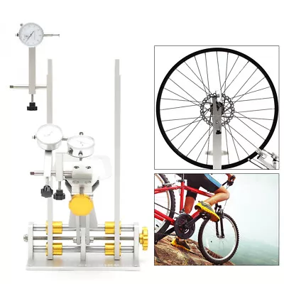 Bicycle Wheel Truing Stand Bike Hub Maintenance Repair Platform W/ Mechanic Tool • $140