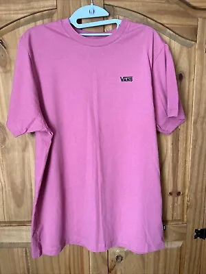 £10 • Buy Vans Deep Pink Women’s T Shirt Size  M.  New Without Tags. 