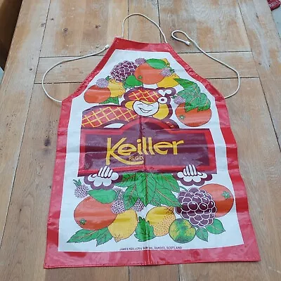 *** JAMES KEILLER & SON Ltd. DUNDEE SCOTLAND APRON P.V.C. COTTON MADE IN ENGLAND • £9.87