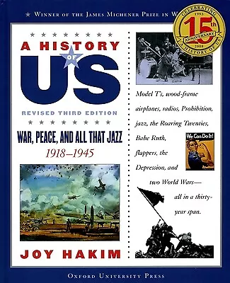 A History Of Us: War Peace And All That Jazz: 1918-1945 A History Of Us... • $4.40