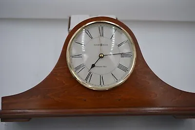 Clock Howard Miller Mantel Solid Wood Gold Colored Trim ##c2000 • $15