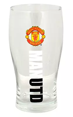 Manchester United FC 1Pt Glass Official Birthday Fathers Day + Box • £13.49