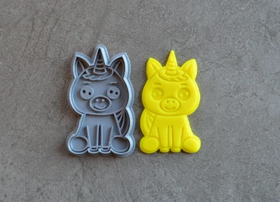 $11.49 • Buy Unicorn V2 Cookie Fondant Cutter & Stamp 