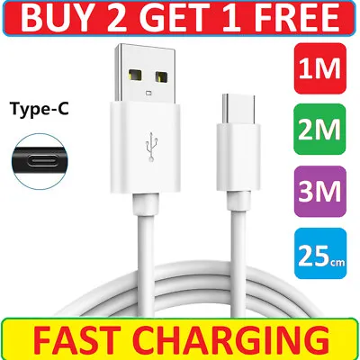 Fast Charger For Samsung Galaxy S8 S9 S10+ Plus Type C USB-C Data Charging Cable • £2.49