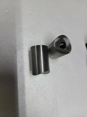 $15 • Buy  Coped Steel Bungs  1  Long - 3/8-16 Thread - 2 Pack Coped For 1-1.5 Inch Tube