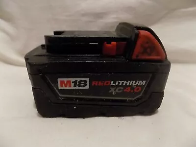 Milwaukee Model 48-11-1840 M18 Xc 4.0 AH Battery Pack 18V • $49.99