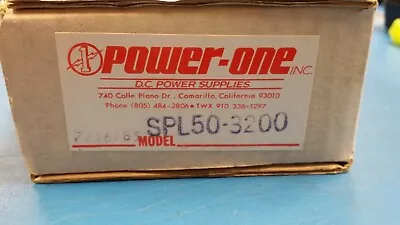 (1 PC) SPL50-3200 POWER-ONE Multi Voltage Switching Power Supply 50W 5V To 12V • $129.95