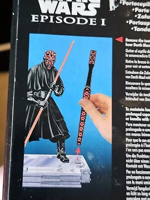 STAR WARS: DARTH MAUL ELECTRONIC TOOTHBRUSH HOLDER Light Up Sabre. Unopened • £9.99