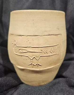 Vintage Mid Century  Thirslund Danmark  Studio Pottery Vase  • $200