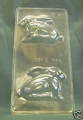 RABBIT/BUNNY EASTER CHOCOLATE MOULD/MOLD - Decorating • £7.99