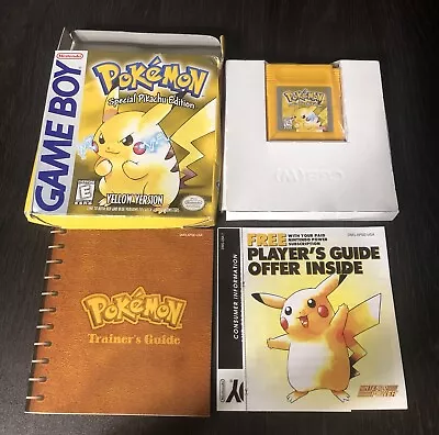$549.99 • Buy Pokemon Yellow Nintendo Gameboy Boy Complete In Box White ESRB First Print 1999