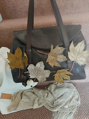 £29.99 • Buy Radley Women's Handbag/Shoulder Bag And Scarf +Handmade