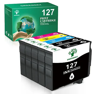 Compatible For Epson 127 Ink Cartridge For WorkForce 545 60 630 633 635 645 840 • $7.25
