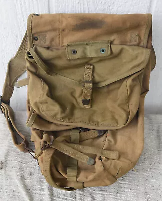 $49.55 • Buy Vintage US Military Rucksack Backpack Green Canvas Field Pack