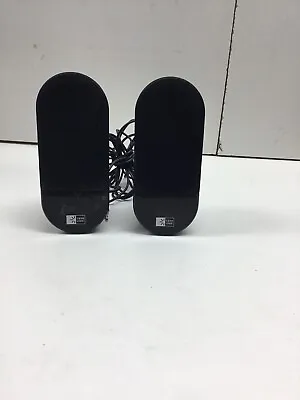 Case Logic R107B Portable Speakers USB Power Pair. Good Used Condition. • $7.29