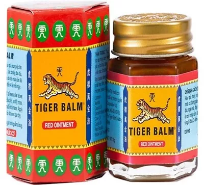 Pack Of 2 Tiger Balm Red Ointment Muscle Relief Massage Rub Menthol Aches 30g • $15.99