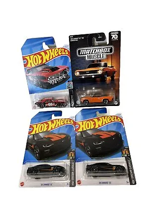 Hot Wheels Matchbox '18 Camaro SS  Custom 68 Camaro 69’ Camaro SS - Lot Of Four • $19.90