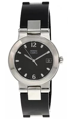 MOVAD Vizio 35MM Black Dial Rubber With Men's Watch 84-C2-1891-R -Store Display • $597.50