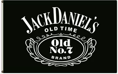 STAINLESS STEEL HIP FLASK JACK DANIELS 9 Oz AND Harley Davidson Flag 150 X 90 Cm • $20