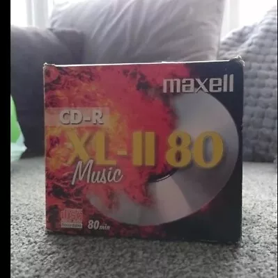 Maxell CD-R80 XL-II 80 Mins Music Audio Blank Recordable Disc CDR - NEW & SEALED • £8