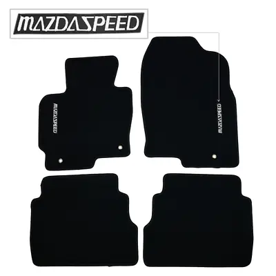 For 13-16 Mazda CX-5 Floor Mats Carpet Front & Rear Nylon Black W/ Emblem • $57.99