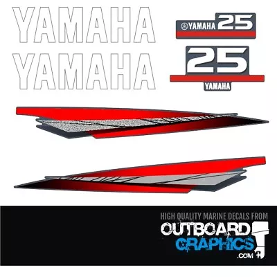 Yamaha 25hp 2 Stroke Outboard Decals/sticker Kit • $67.45