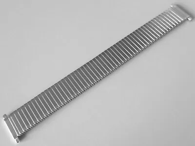 Mens Stainless Steel Expanding Watch Bracelet Watchband • £9.99