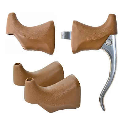 Brown Brake Lever Hoods Compatible With Vintage Campagnolo Nuovo Record Modolo • $12.39