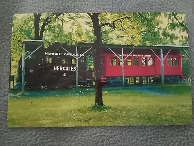 VTG KY Hercules Mammoth Cave Train Mammoth Cave National Park Kentucky Postcard  • $3.50