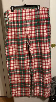 Mens Holiday Flannel Pajama Pants XL 42x29 New Without Tags Orig $24 • $12