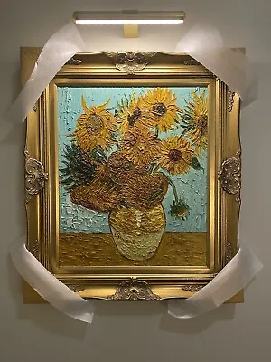 Oil Paintings Original Sun Flowers By Vincent Van Gogh. • $500