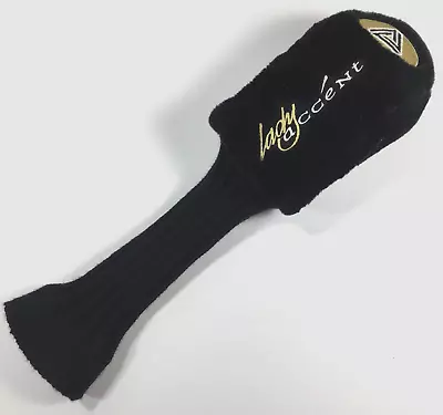 GOLF CLUB COVER # 5 FAIRWAY WOOD Lady ACCENT La Jolla Black Plush REPLACEMENT • $9.59