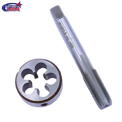 1xpcs M14 X 1.5mm HSS Metric TapDieTap And Die Set Right Hand Thread US  • $18.78