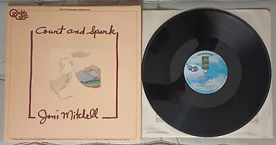JONI MITCHELL Court And Spark LP QUADRADISC CD-4 QUAD 1973 EQ-1001 RECORD VG++ • $22.98