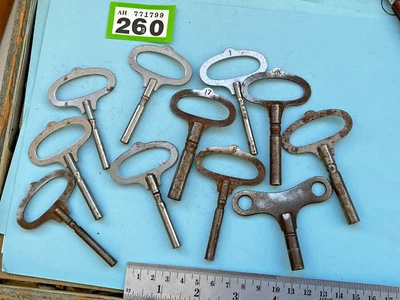 $27.52 • Buy Job Lot Clock Keys Nice Lot Mantel Clock Wall Clock Keys Nice Mix Of Clock Keys