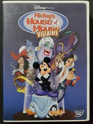 Mickey's House Of Villains DVD W/ Insert Disney Animated 2001 Region 1 OOP • $19.99