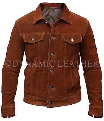 X-Men 2017 Logan Wolverine 3 Hugh Jackman Brown Real Suede Leather Jacket • $104.99