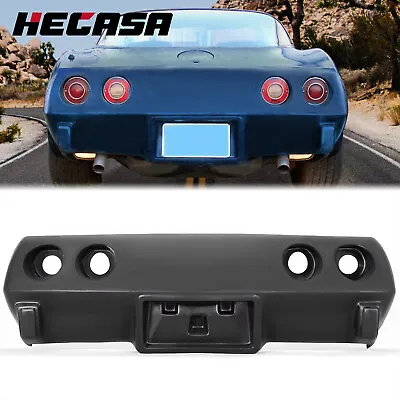 HECASA Rear Bumper Cover For 1976 1977 1978 1979 CORVETTE C3 Black Fiberglass • $199.99