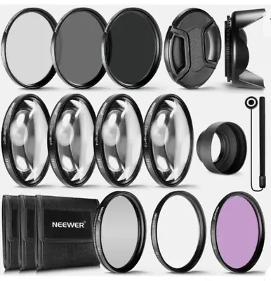 New Neewer Complete Filter Kit Nw Series B Lens Fil Free Priority Shipping • $42.99