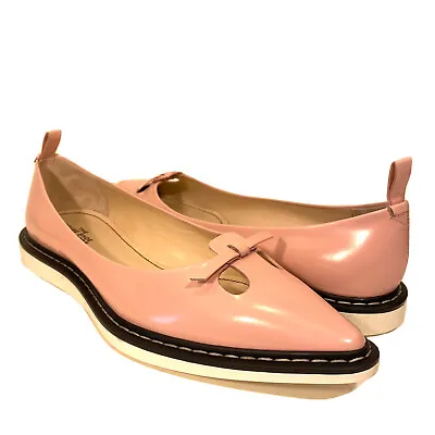 MARC JACOBS Womens The Mouse Shoe Demi Wedge Flats Pink 37 (MSRP $325) • $48.99