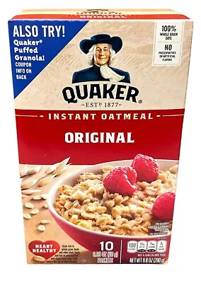 Quaker Original Instant Oatmeal 9.8 Oz Hot Cereal • $6.89