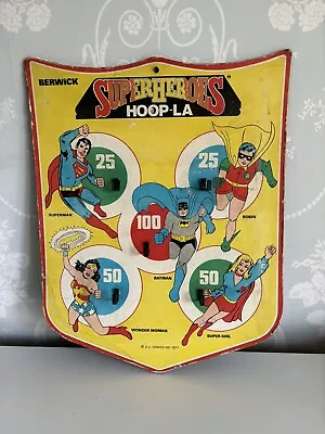 Vintage  1970s  D.c Comics Super Heroes Hoop-la Game Wonder Woman • £19.99