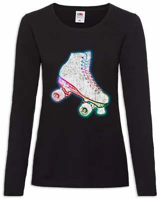 Roller Skate Women Long Sleeve T-Shirt Inline-Skater Inliner Rollerblades Sport • $43.99