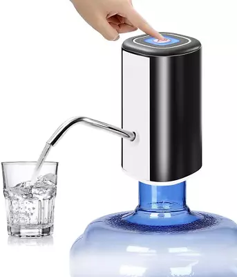 Water Bottle Pump 5 Gallon USB Charging Automatic Drinking Portable Electric Wat • $17.88