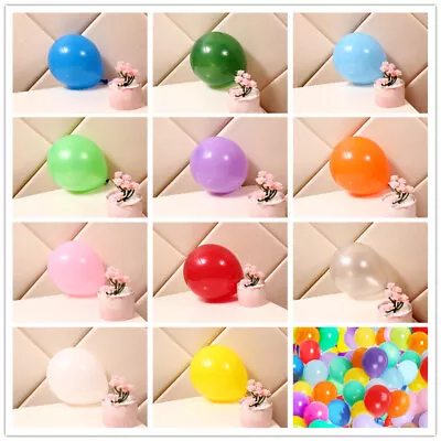 5pcs 10 INCH 10” High Quality Colour Shining Chrome Latex Balloon Party Birthday • $1.95