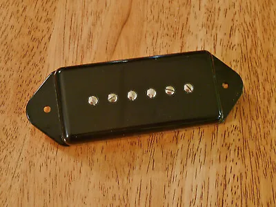 P90 Dog Ear Bridge Pickup Black Alnico 2 Magnets Vintage Tone • $24.99